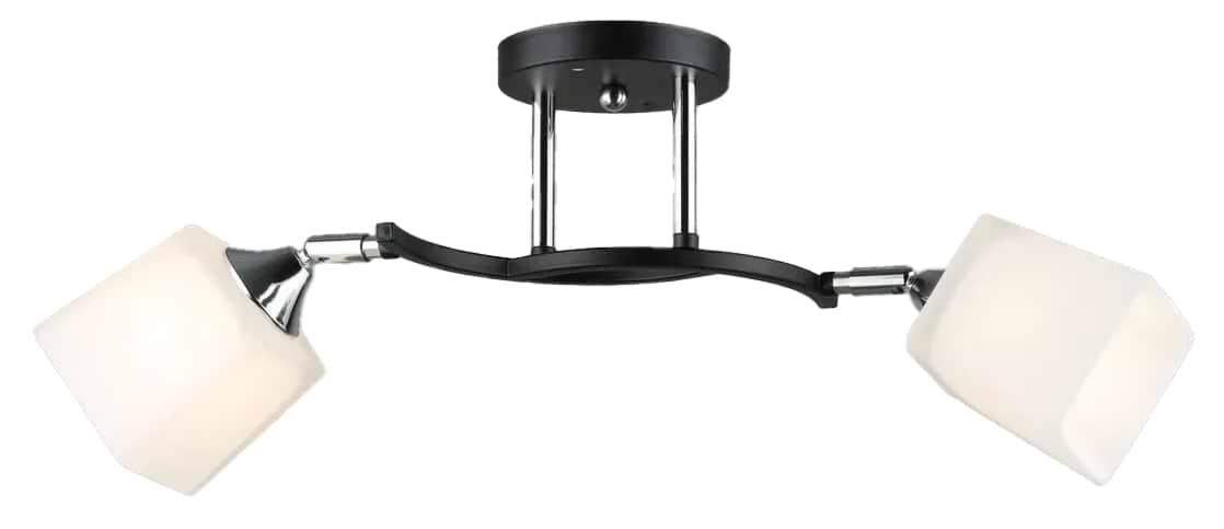 Люстра Sirius B N6106/2 BK+CR з поворотнім механізмом